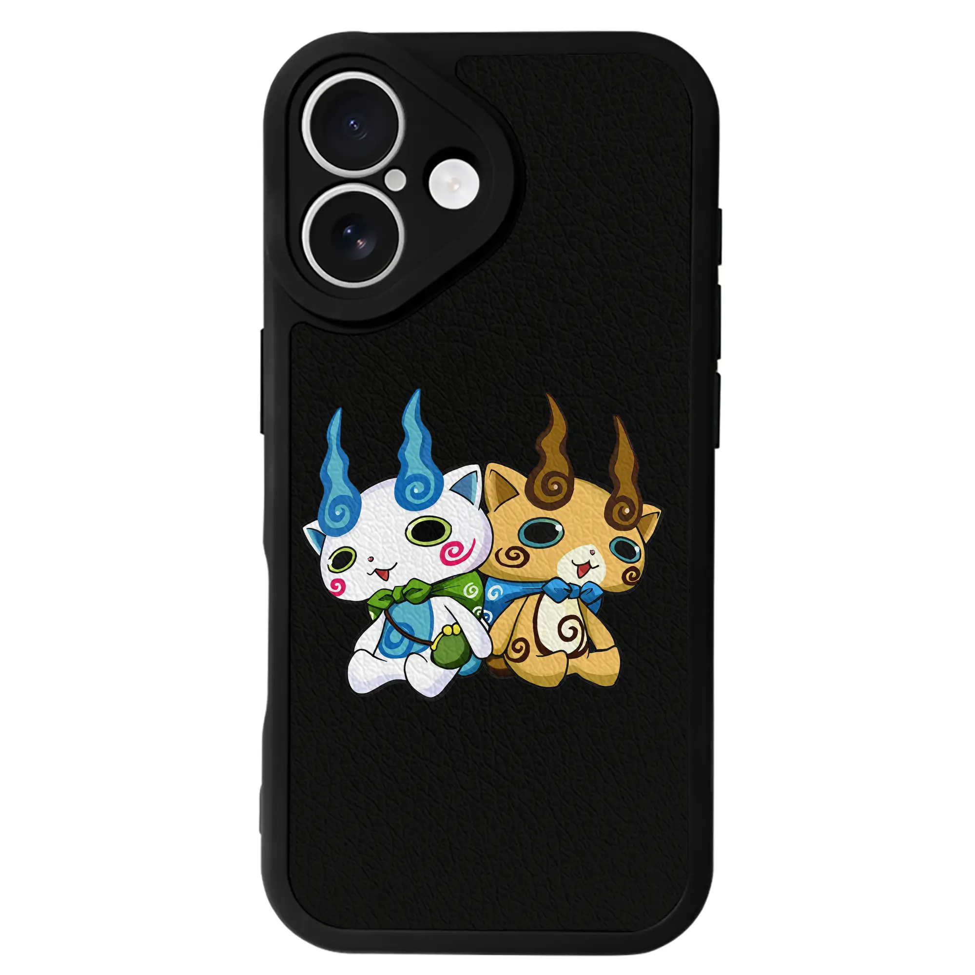 妖怪ウォッチ グッズ,コマさん - IPhone 16シリーズ対応 ・ シリコンスマホケース ・ レザー調 ・ 高精度フィット ・ 耐衝撃 ・ ワイヤレス充電対応 ・ 精密カット